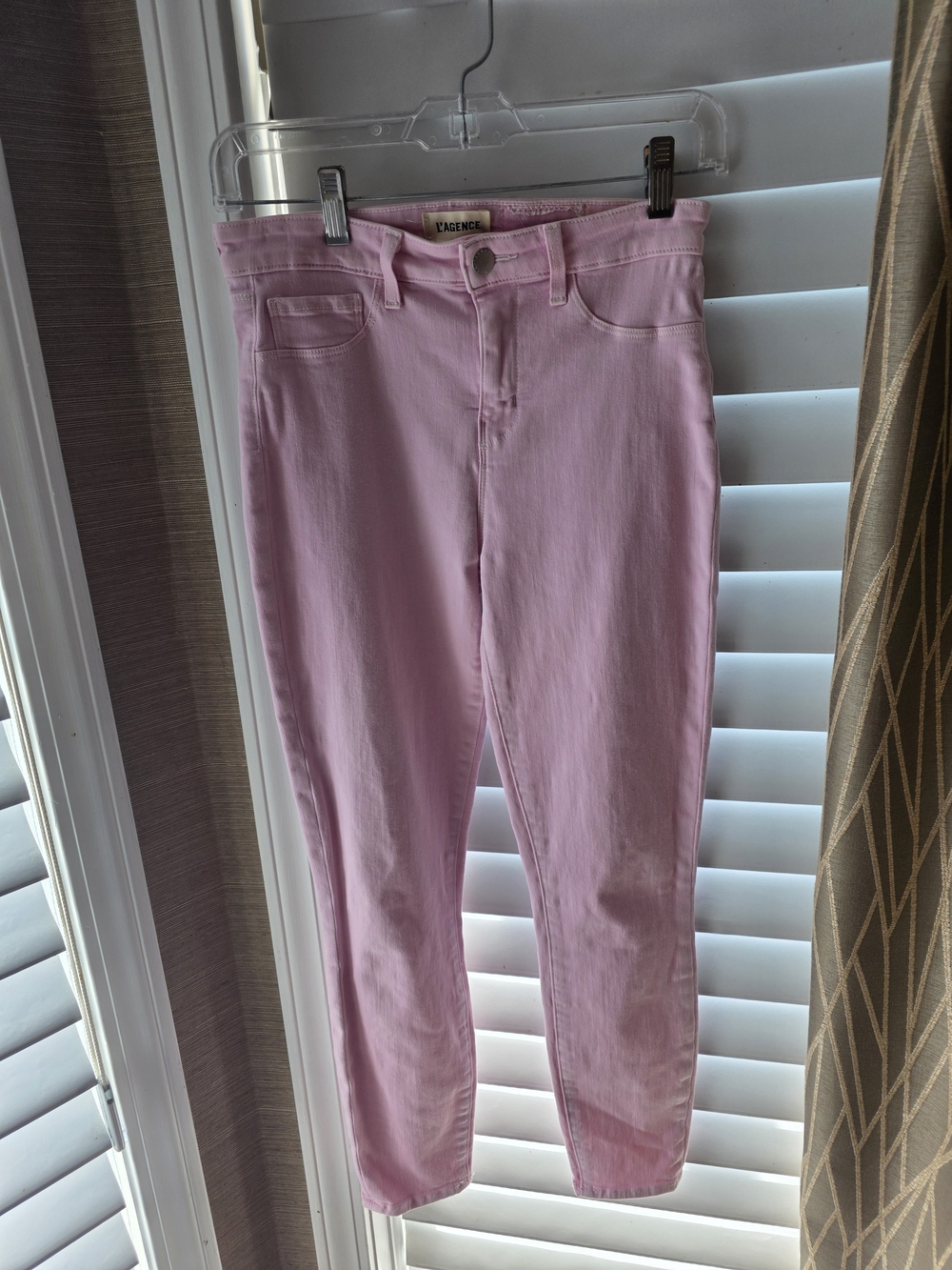 L'agence Pink High-Rise Slim Jeans